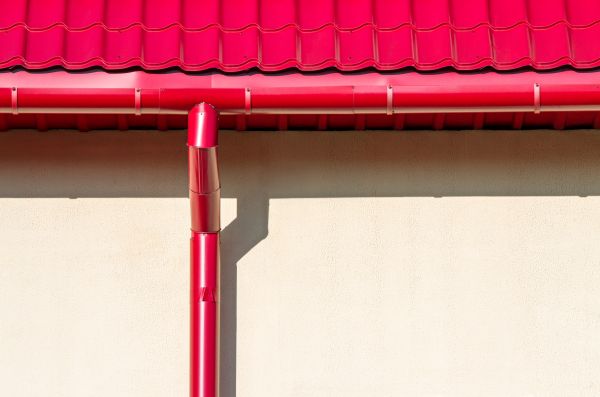 Barn Downspout Installation in Leesburg